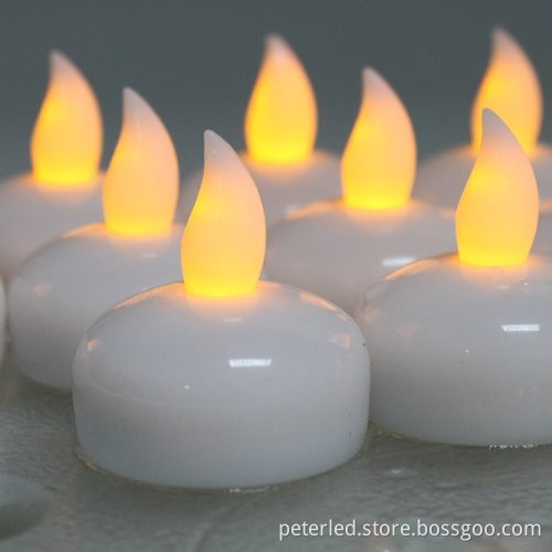 LED Holiday Decoration Floating Candle Light indoor or outdoor